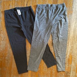 2 Pairs of Cotton Muji Leggings